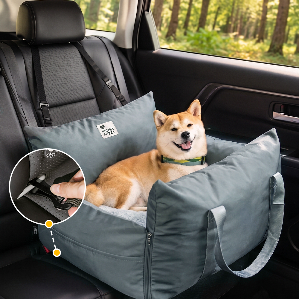 Waterproof ISOFIX Dog Car Seat Bed - First Class