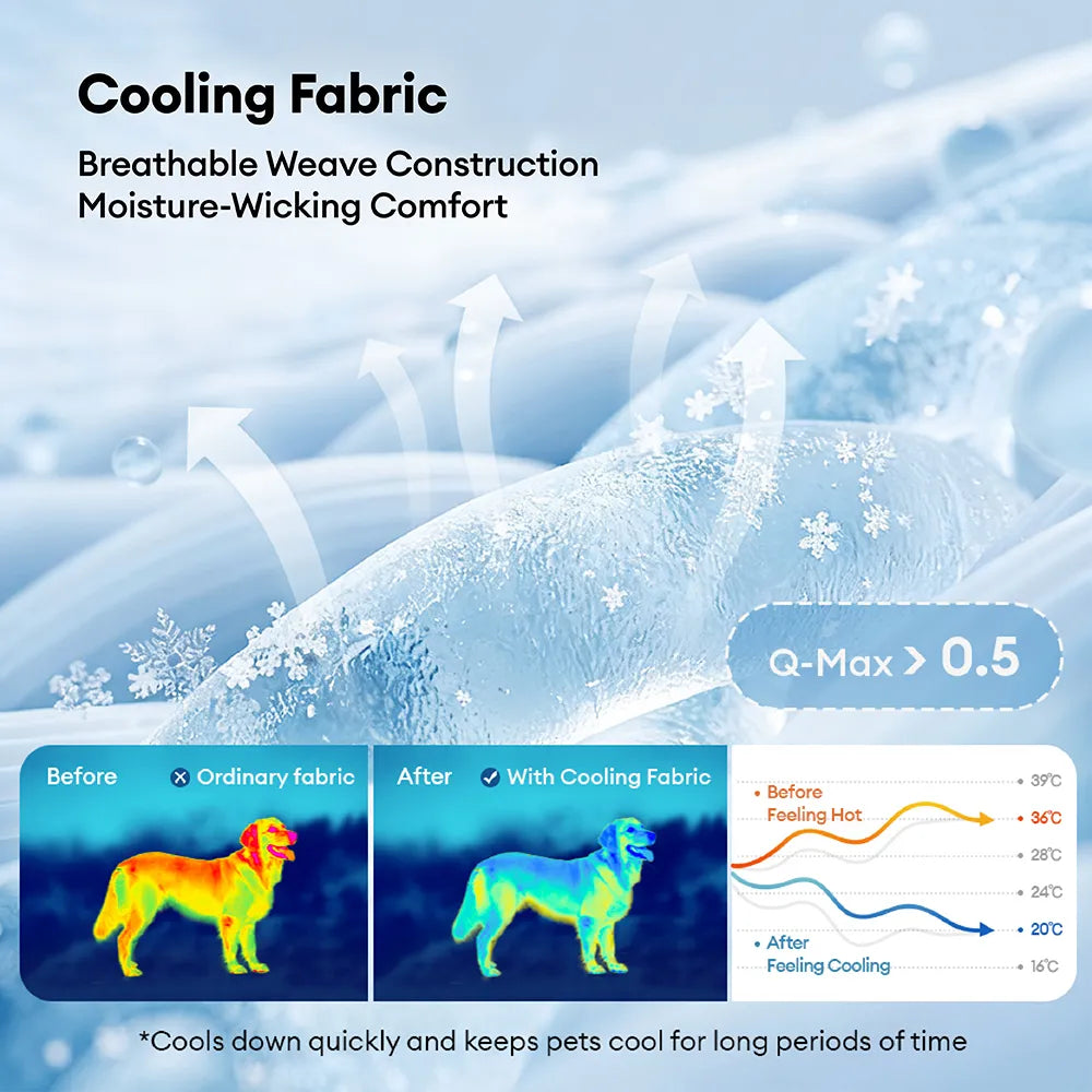 Cooling Orthopedic Dog Bed for Crate