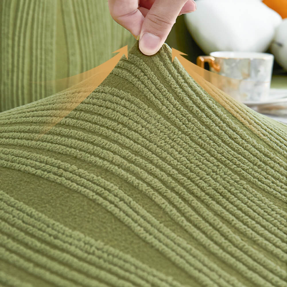 Jacquard Stretch Full-Coverage Armchair Covers Settee Covers Anti-scratch Sofa Cover