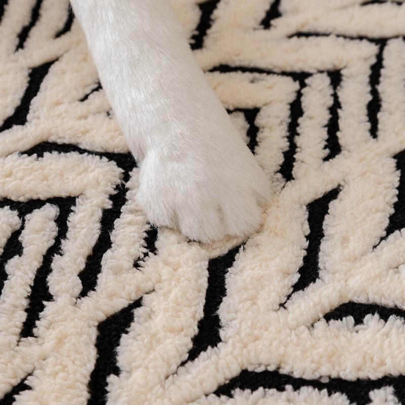 Premium Warm Wheat-Ear Plush Anti-Slip Anti-Scratch Sofa Cover