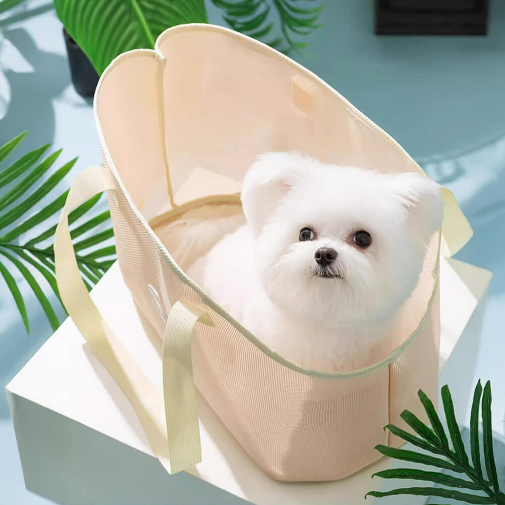 Lightweight Mesh Pet Carrier Bag for Small Dogs & Cats