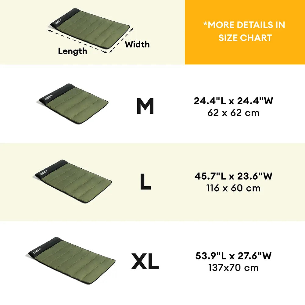 Foldable Elevated Dog Bed With Waterproof Mat-Urban Roaming