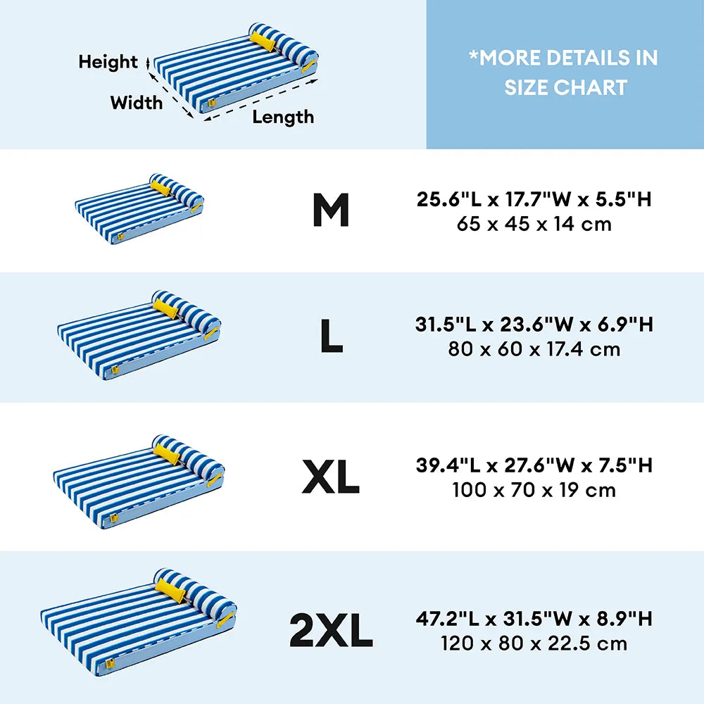 Cooling Orthopedic Dog Bed for Crate