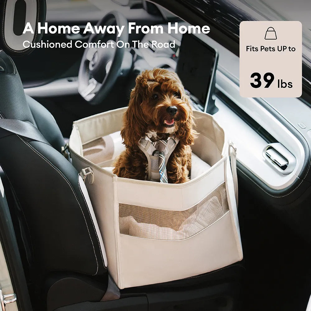 ISOFIX Dog Car Seat With Safety Belt -Urban Roaming