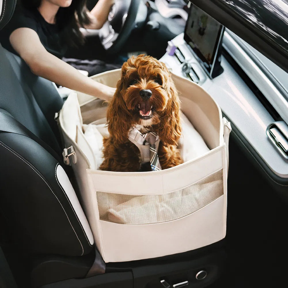 ISOFIX Dog Car Seat With Safety Belt -Urban Roaming