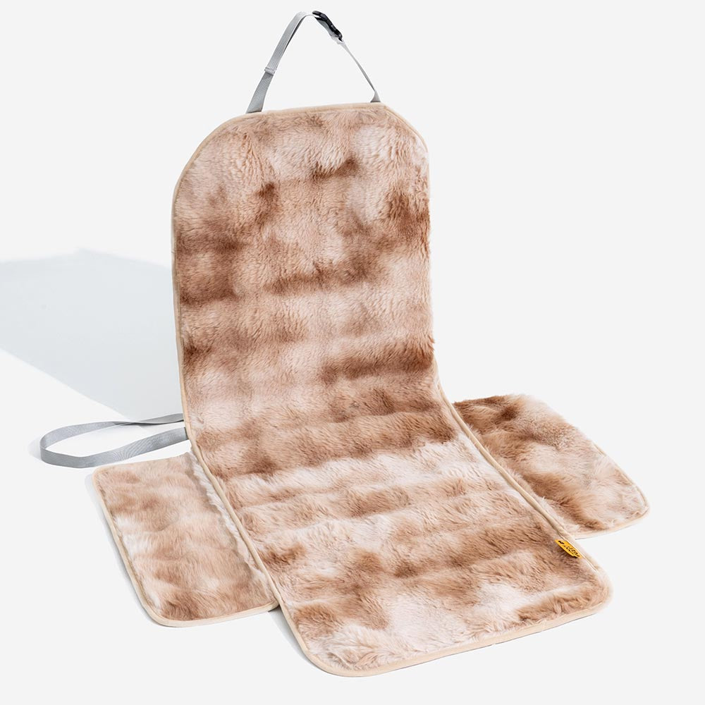 Fluffy Cosy Calming Pet Blanket Car Seat Protector Cover - Sure step