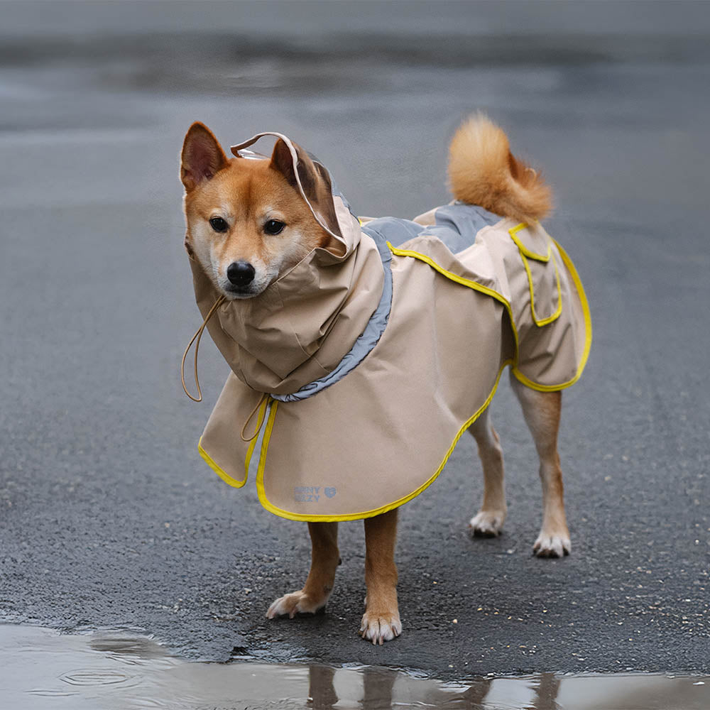 Adjustable Reflective Waterproof with Pocket Dog Raincoat Human Matching -Stay Dry
