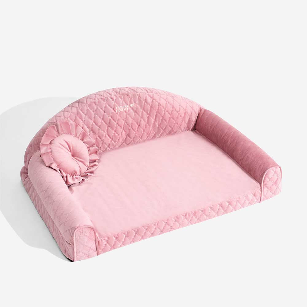 Pinky Cosy Indoor Sofa Calming Cat Bed - Princess Lord
