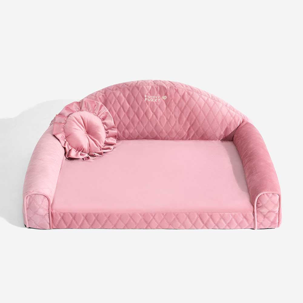 Pinky Cosy Indoor Sofa Calming Cat Bed - Princess Lord