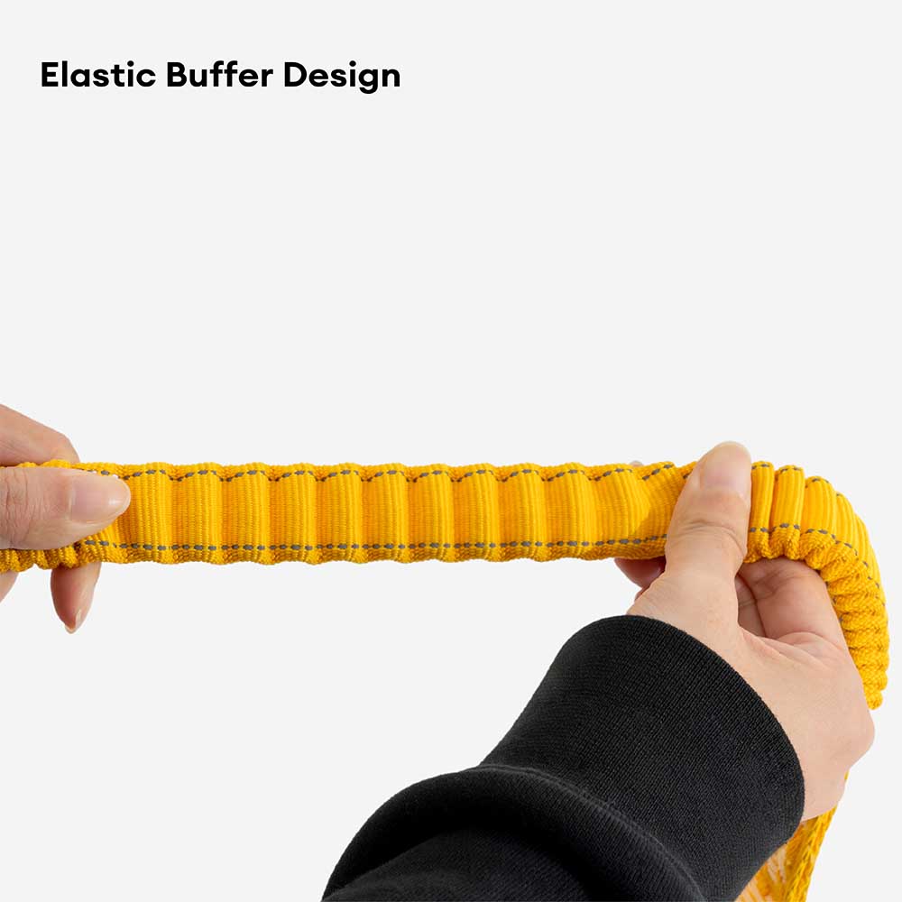 Dual-sided Reflective Adjustable Versatile Soft Handle Nylon Large Dog Leads - Flexi Walker