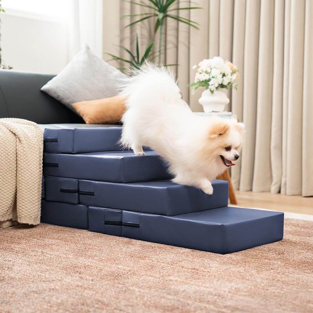 Waterproof Washable PU Leather Modular Multi-Level Pet Steps