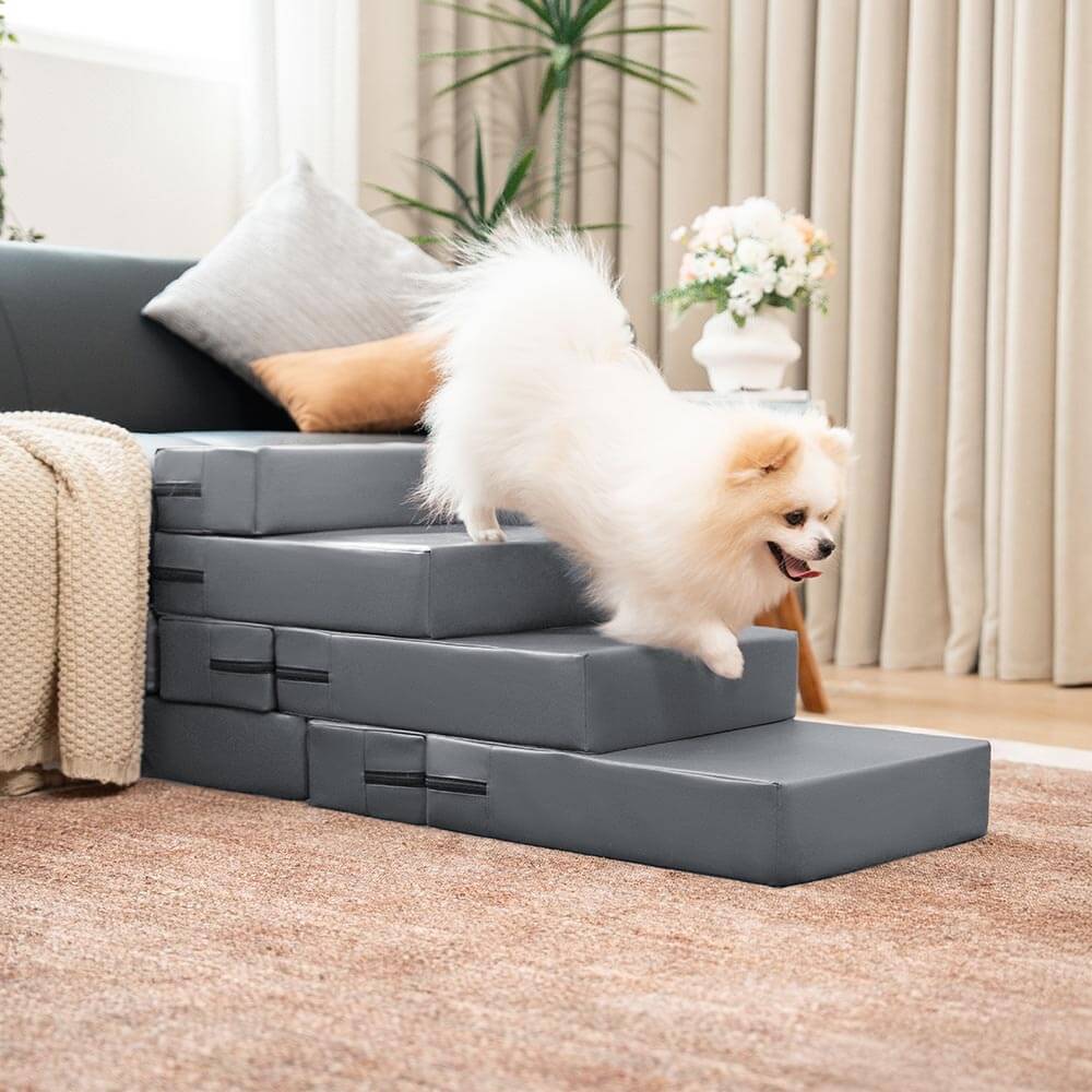 Waterproof Washable PU Leather Modular Multi-Level Pet Steps