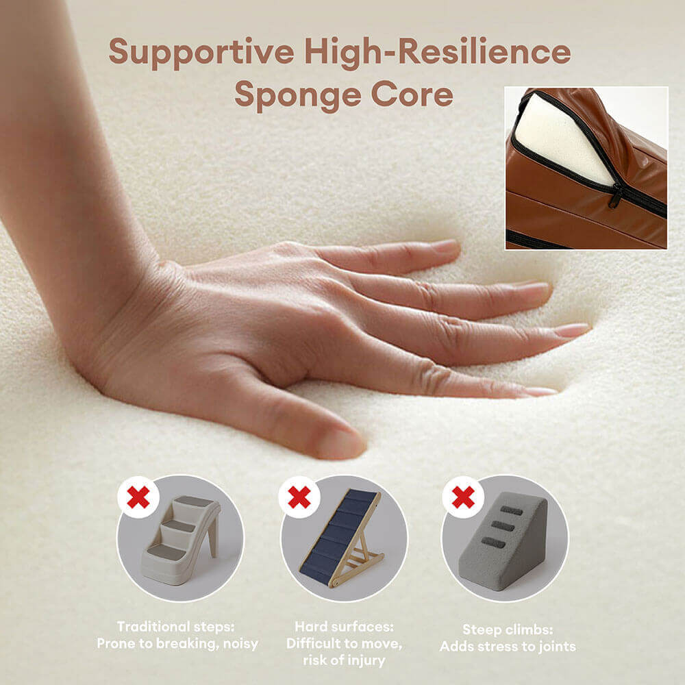 Waterproof Washable PU Leather Modular Multi-Level Pet Steps