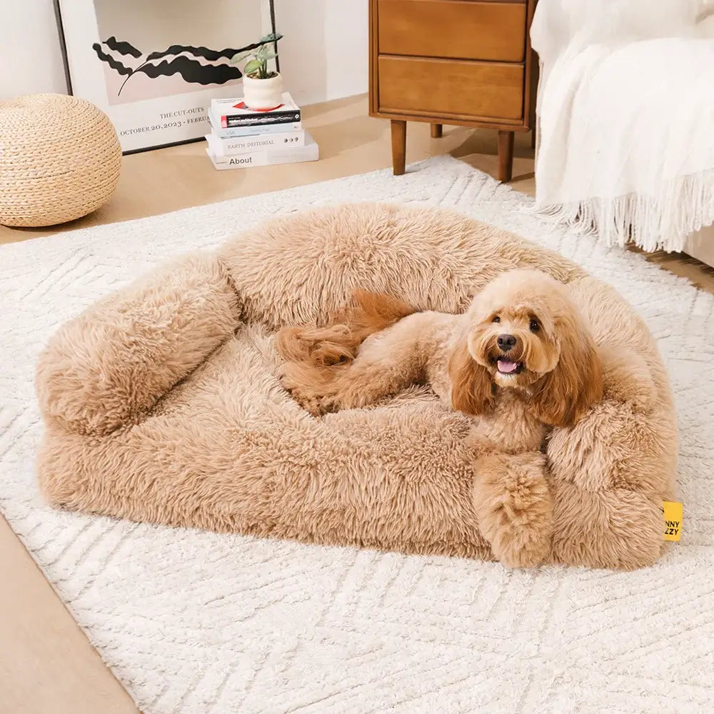 Plush Warm Removable Sponge Orthopaedic Dog Sofa Bed - FluffyHaven