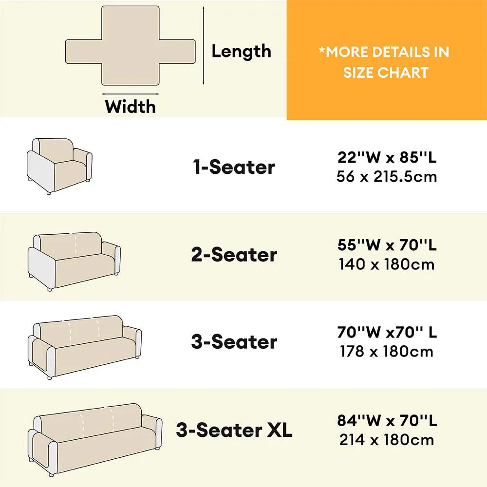 Water-resistant Fluffy Soft Couch Cover & Office Chair Protector