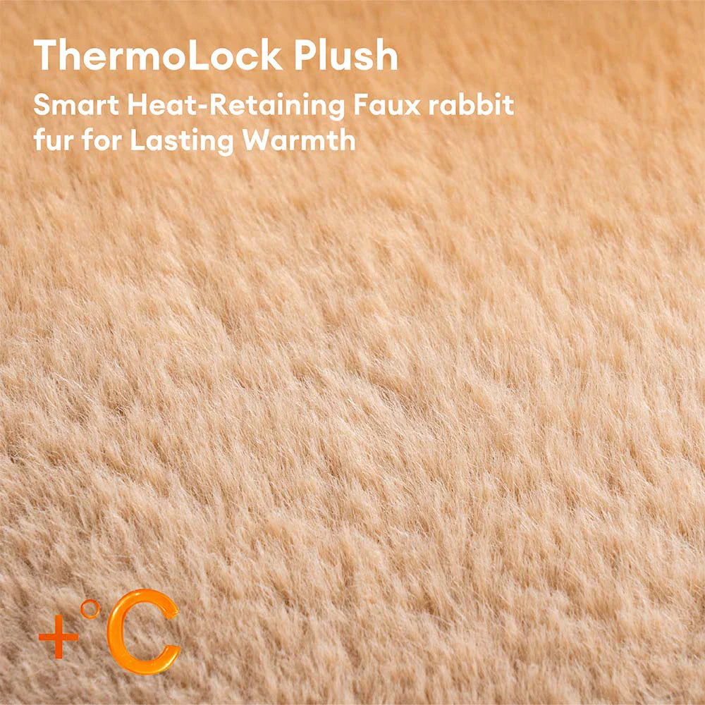 Vintage Colour-Block Flannel Removable Bolster Dog Bed with Pillow– CosyRest