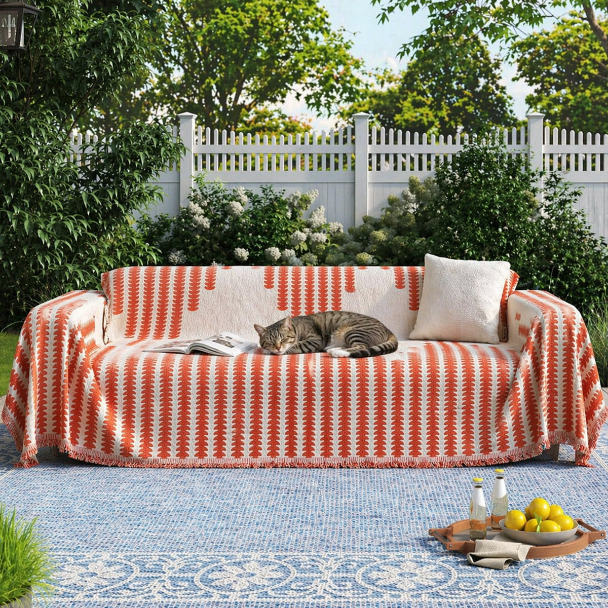 All-seasons Chenille Fabric Double-sided Anti-scratch Home Decoration Sofa Cover Sofa Throws
