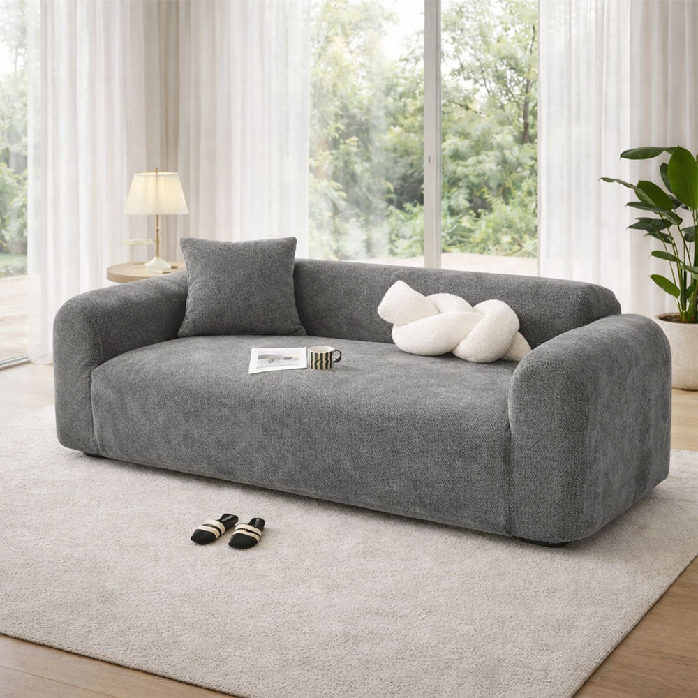 Herringbone Full Coverage Scratch-Resistant Sofa Protection Magic Stretch Corner Couch Cover