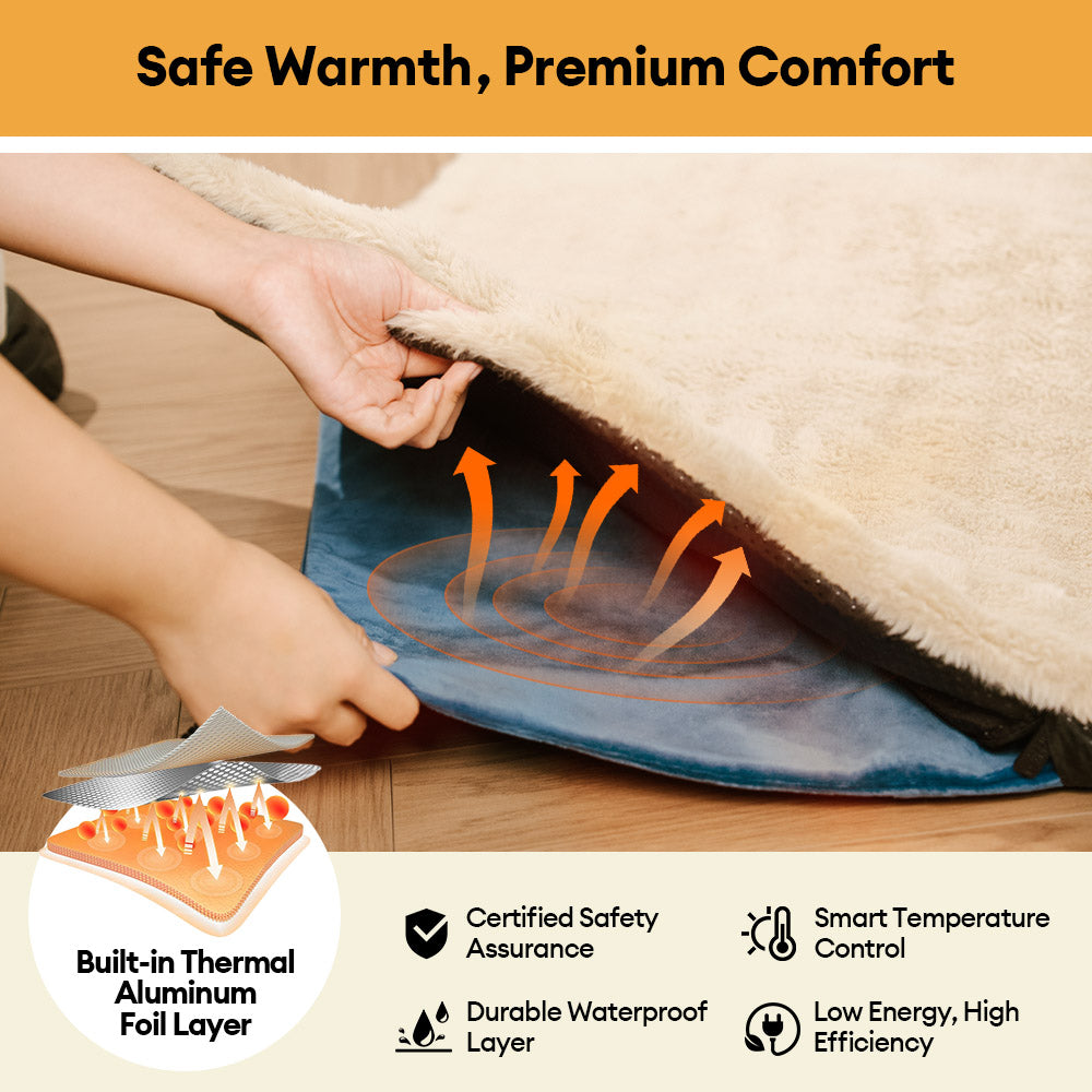 Cosy Plush Warm Washable and Portable Pet Mat - ThermoPad