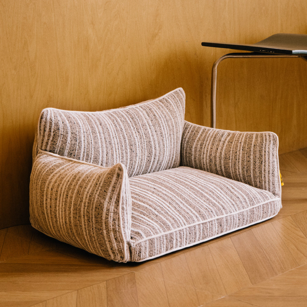 Orthopedic All-season Dog Sofa Bed Boucle Dog Bed - Funnyfuzzy SnugNest