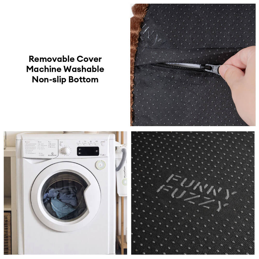 Fluffy Cake-Shaped Detachable Plush Orthopaedic Pet Bed – DreamBake