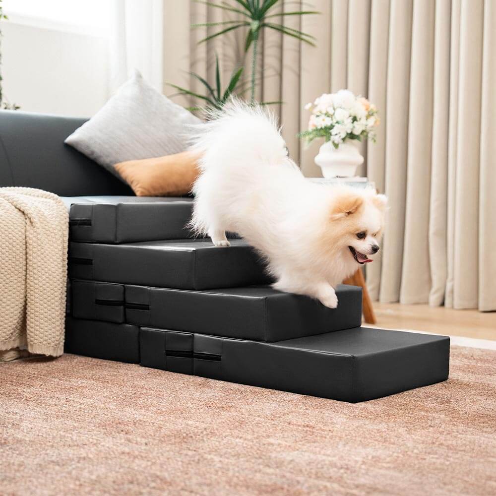 Waterproof Washable PU Leather Modular Multi-Level Pet Steps