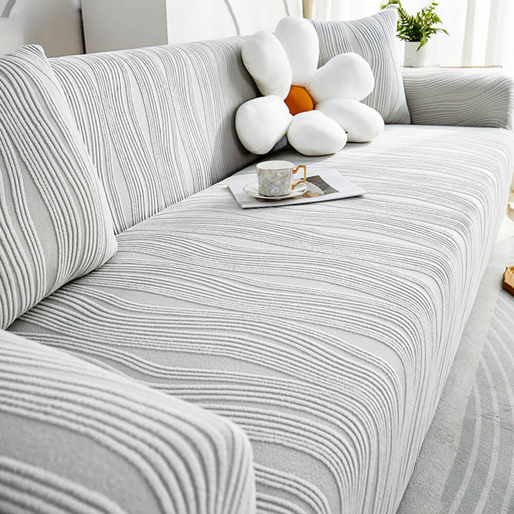 Jacquard Stretch Full-Coverage Armchair Covers Settee Covers Anti-scratch Sofa Cover