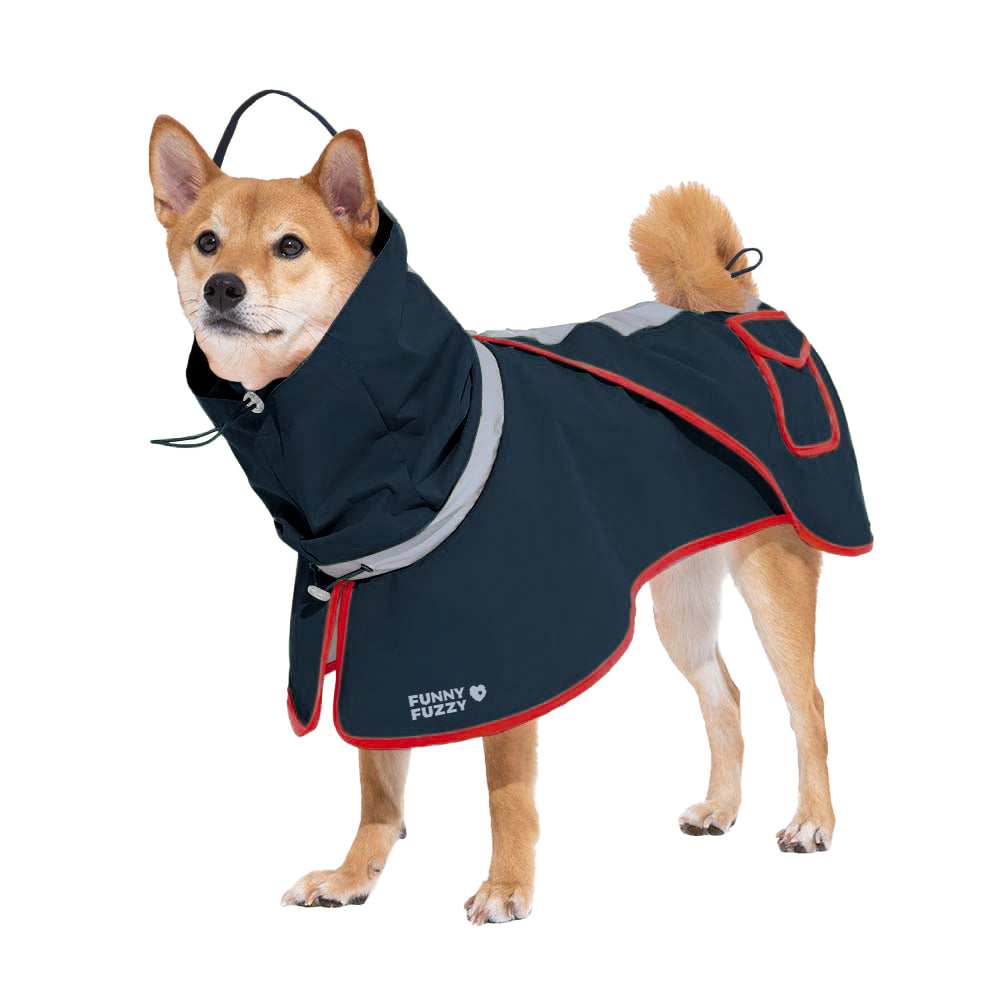 Adjustable Reflective Waterproof with Pocket Dog Raincoat Human Matching -Stay Dry