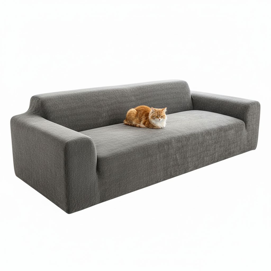Herringbone Full Coverage Scratch-Resistant Armchair Cover Sofa Protection Sofa Cover