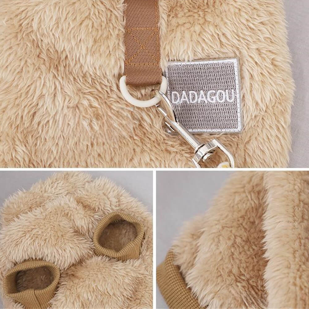 Comfortable and Stylish Fuzzy Dog Jumper - Dog Clothing Perfect for Winter Walks