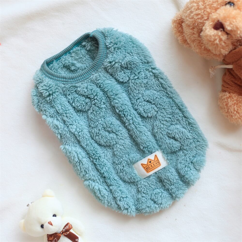Cosy and Plush Fleece Dog Jumper – Available in Multiple Colours