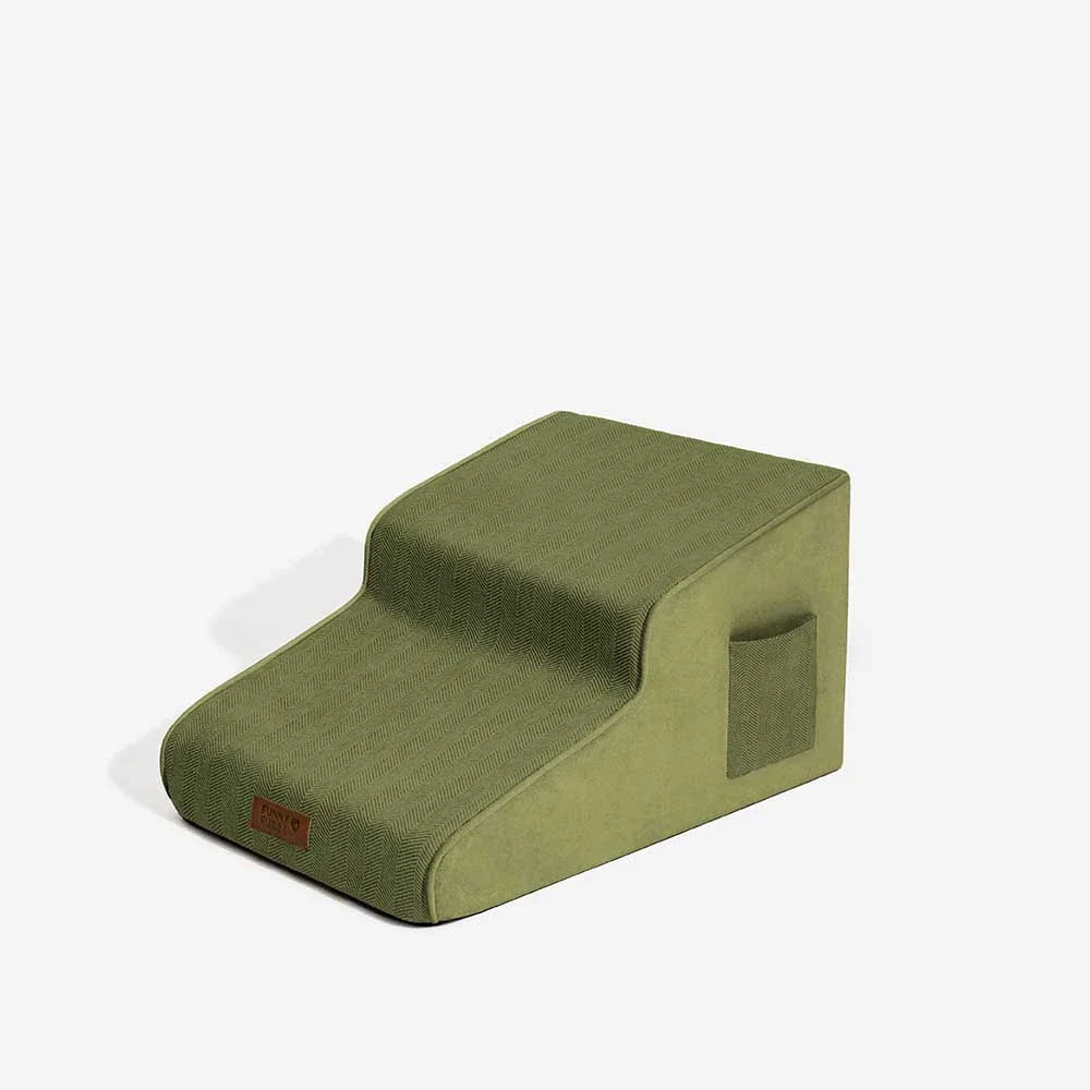 Chenille Extra Wide Non-Slip Removable Sponge Pet Steps - SafeRamp