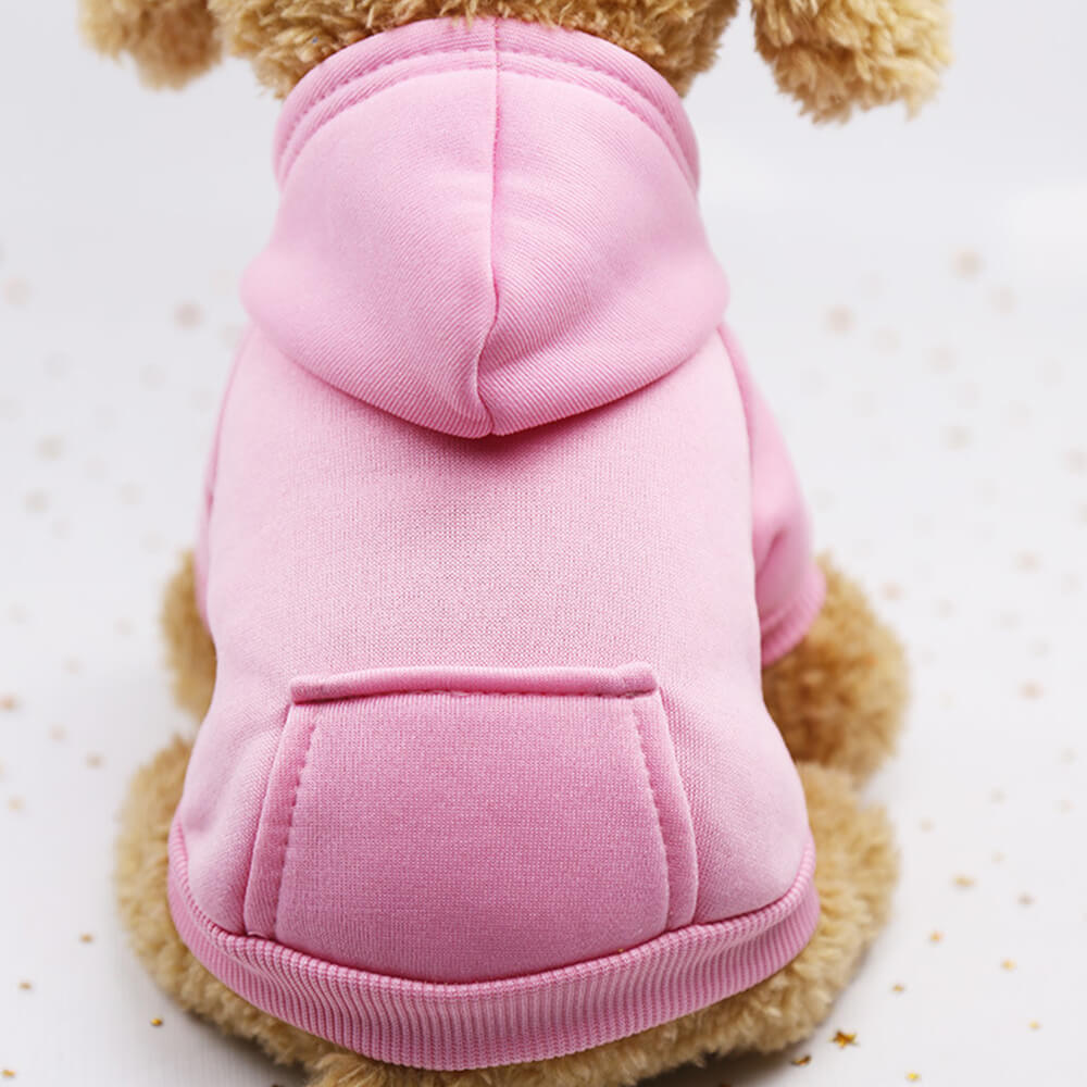 Autumn and Winter Pocket Sweatshirt Double Legs Sports Style MultiColour Pet Dog Clothes Dog Hoodie