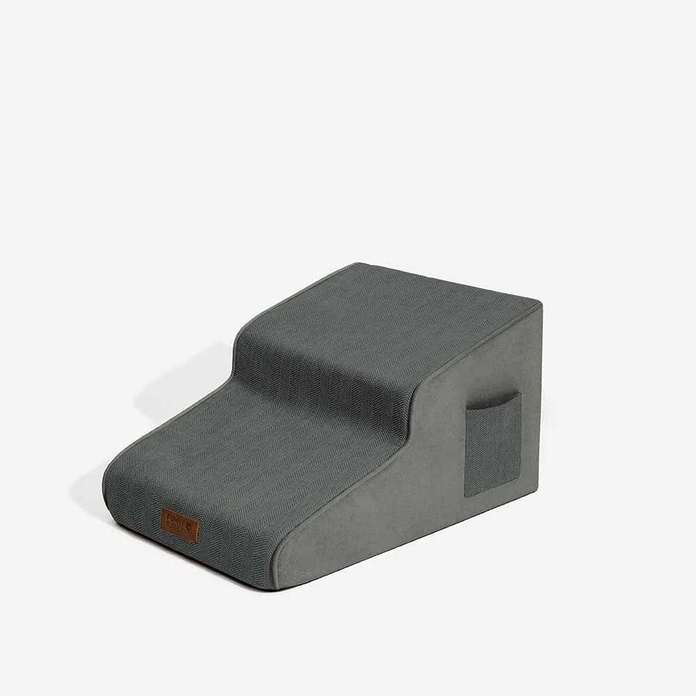 Chenille Extra Wide Non-Slip Removable Sponge Pet Steps - SafeRamp