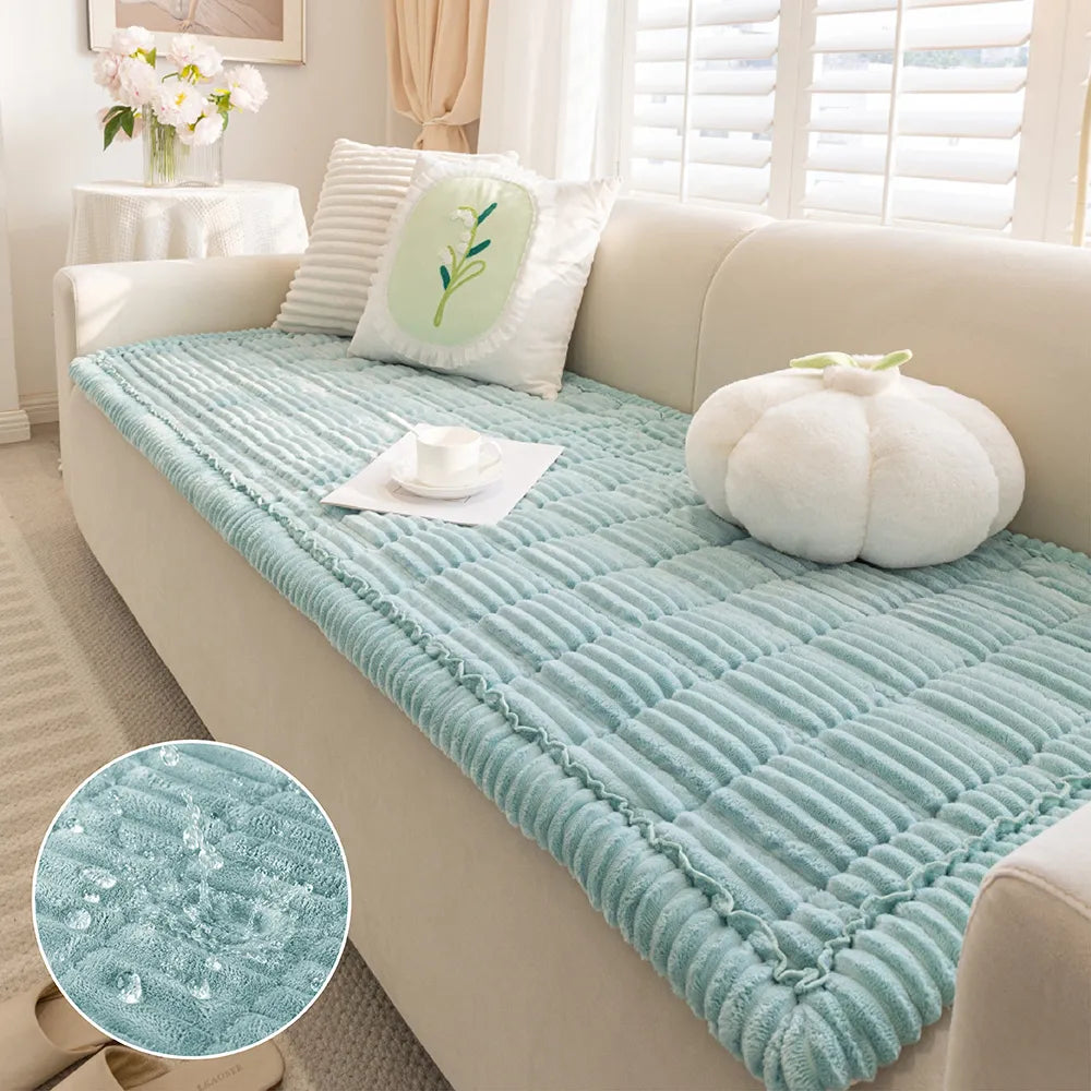Waterproof Lazy Soft Flannel Breathable Pet Mat Non-slip Sofa Cover