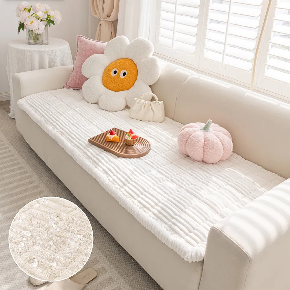 Waterproof Lazy Soft Flannel Breathable Pet Mat Non-slip Sofa Cover