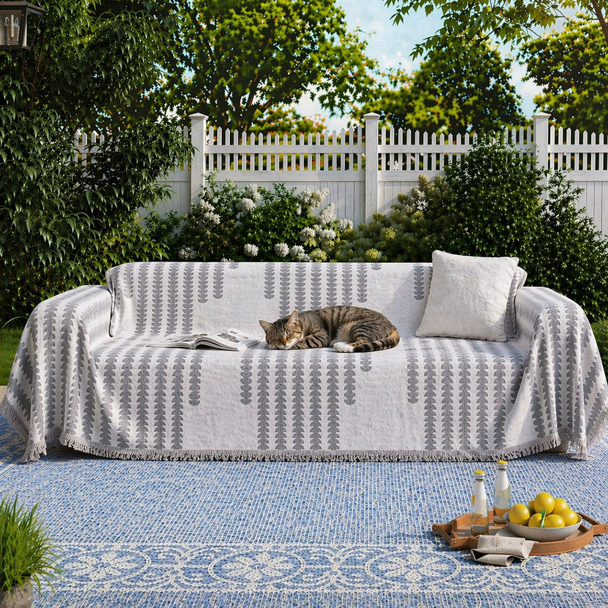 All-seasons Chenille Fabric Double-sided Anti-scratch Home Decoration Sofa Cover Sofa Throws