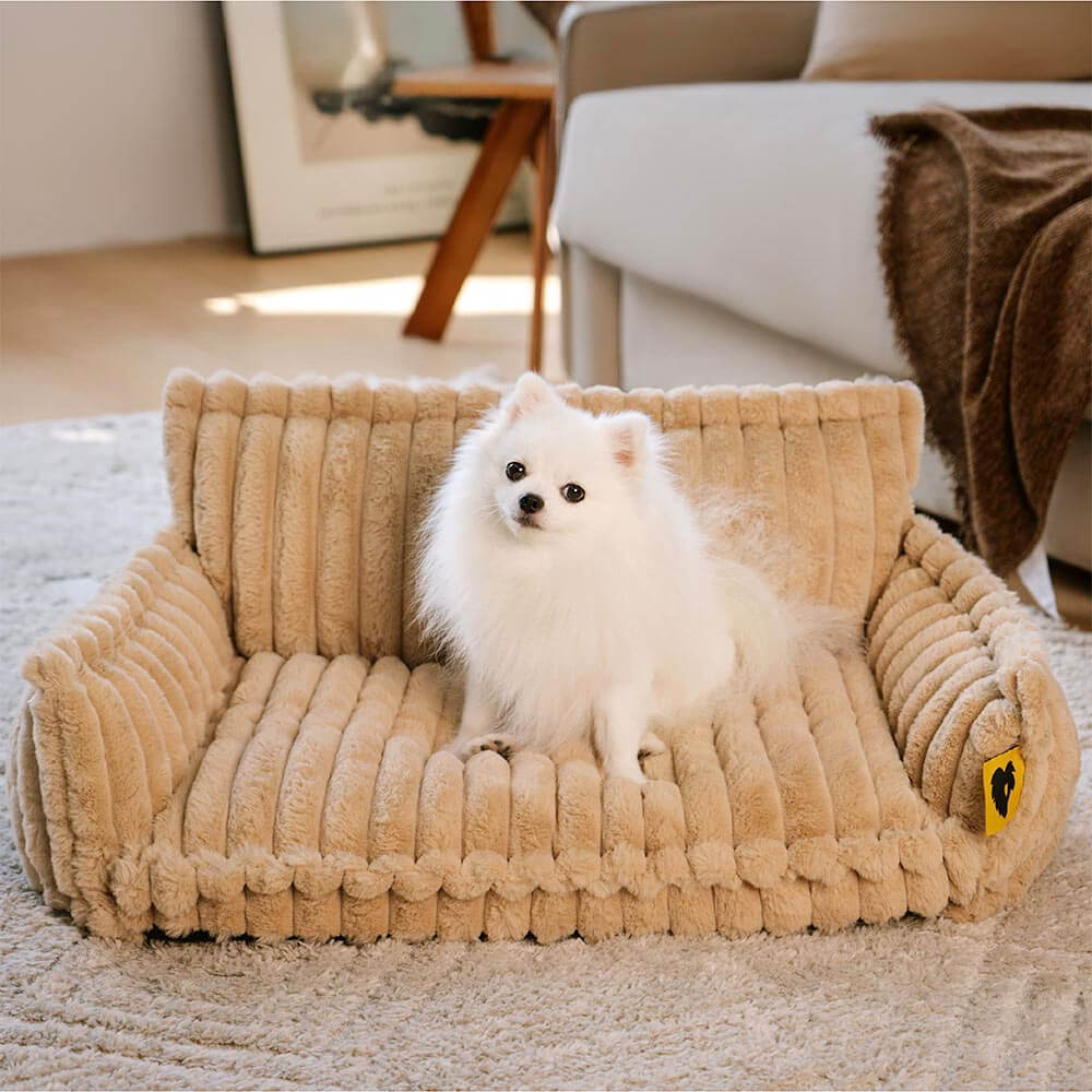 Large Washable Fluffy Orthopaedic Soft Dog Pillow Dog Sofa Bed - Home Office