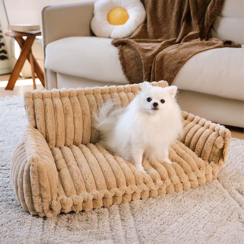 Large Washable Fluffy Orthopaedic Soft Dog Pillow Dog Sofa Bed - Home Office