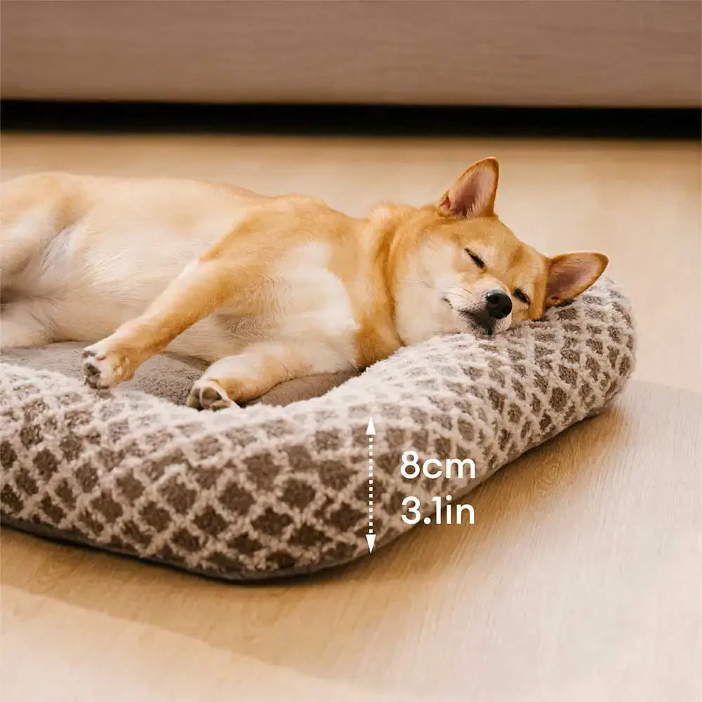 Diamond Plaid Dual-Sided Multi-Use Plush Pet Mat - ComfyEase