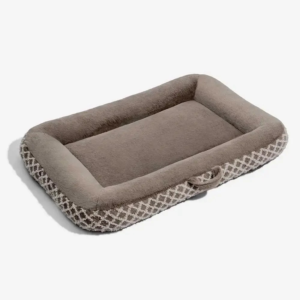 Diamond Plaid Dual-Sided Multi-Use Plush Pet Mat - ComfyEase