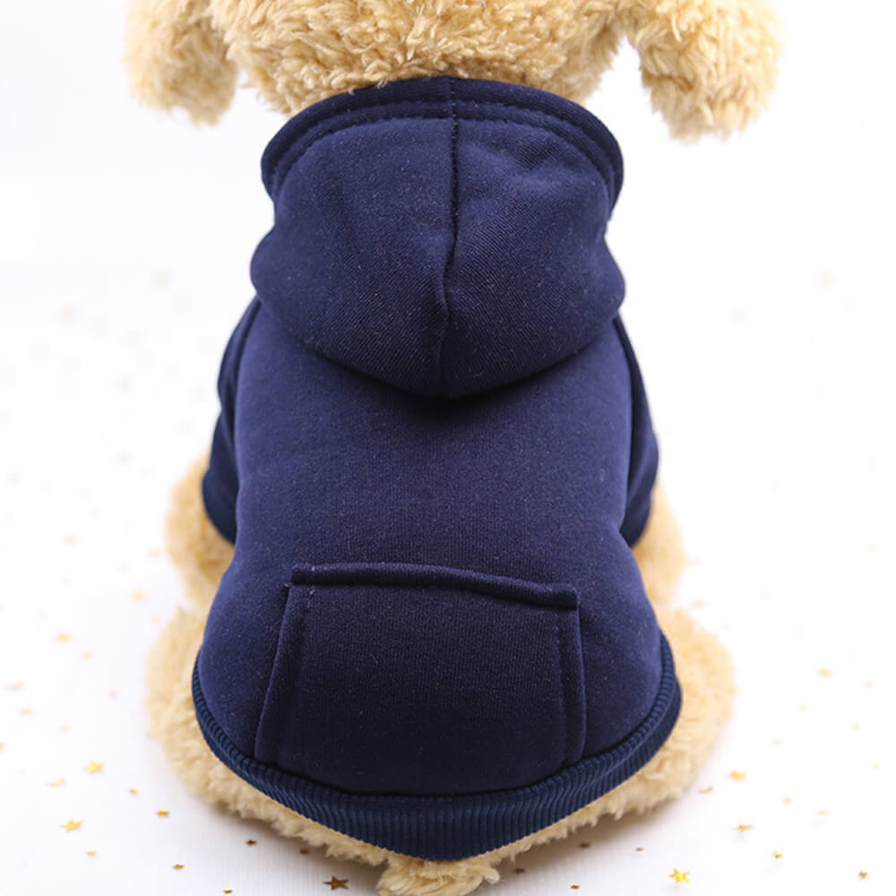 Autumn and Winter Pocket Sweatshirt Double Legs Sports Style MultiColour Pet Dog Clothes Dog Hoodie