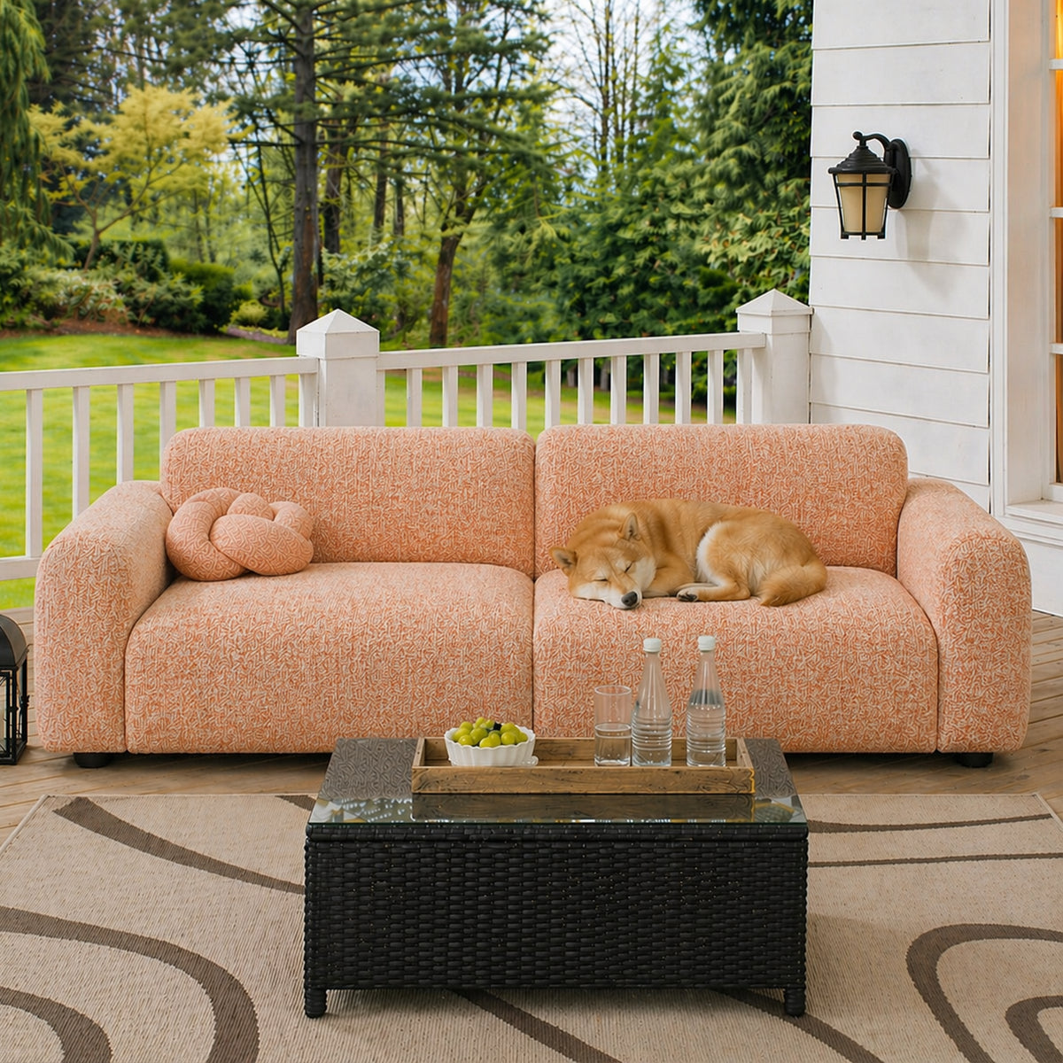 Elegant Chenille All-Seasons Anti-Scratch Sofa Full Wrap Stretch Sofa Cover