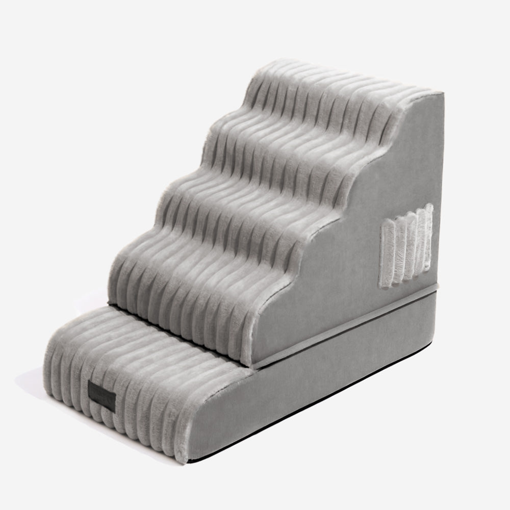 2 in 1 Fluffy Plush Sponge Detachable Pet Step&Bed - CreamyRamp