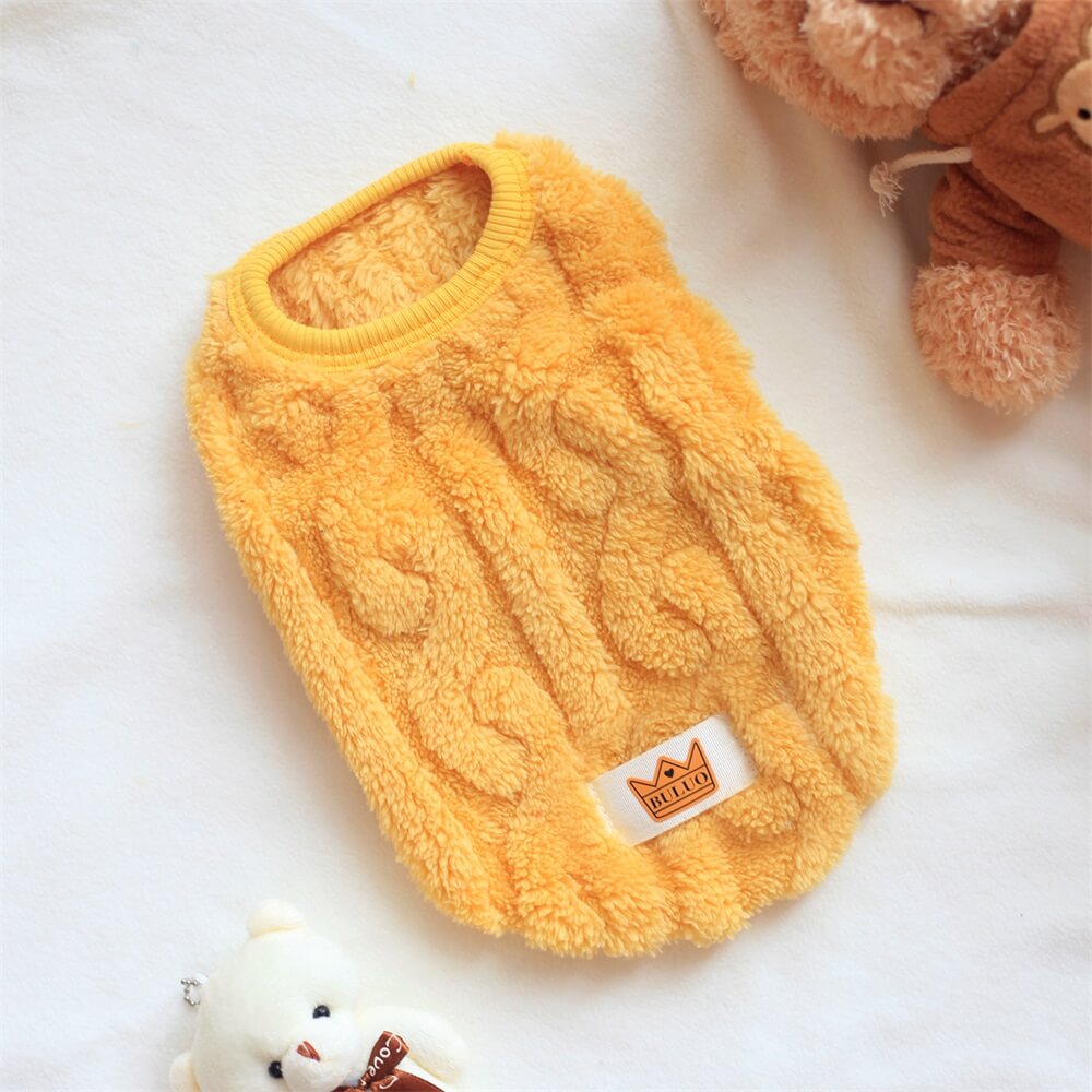 Cosy and Plush Fleece Dog Jumper – Available in Multiple Colours