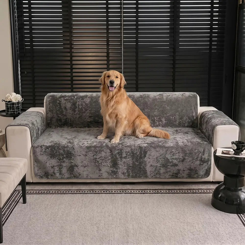 Cloud Fleece Anti-Slip One-Piece Couch Cover