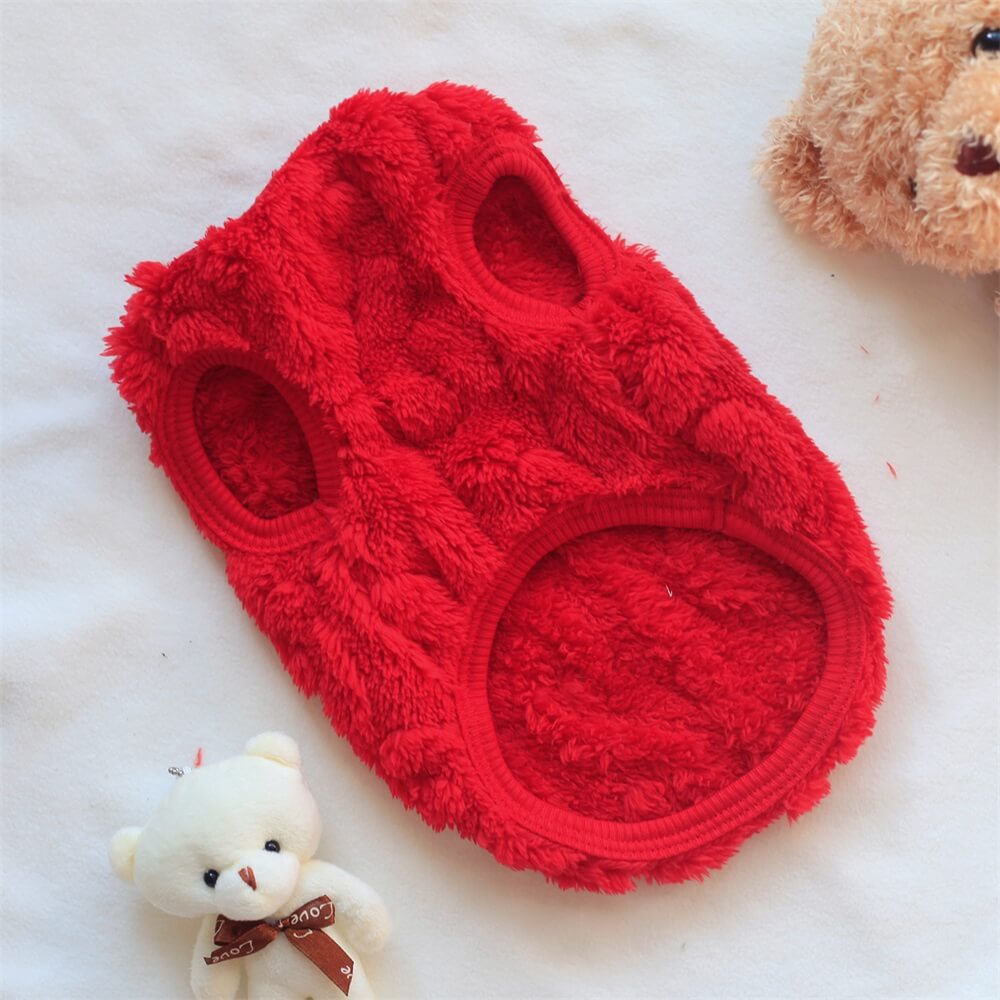 Cosy and Plush Fleece Dog Jumper – Available in Multiple Colours