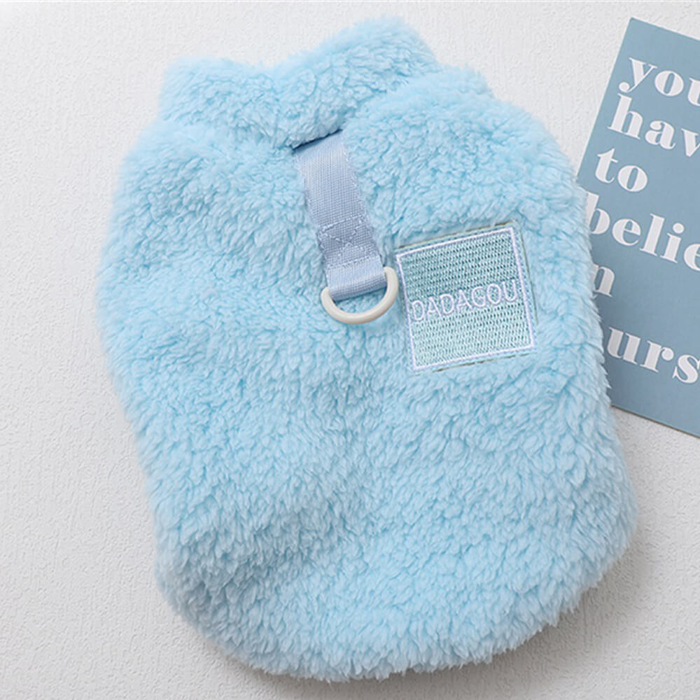 Comfortable and Stylish Fuzzy Dog Jumper - Dog Clothing Perfect for Winter Walks