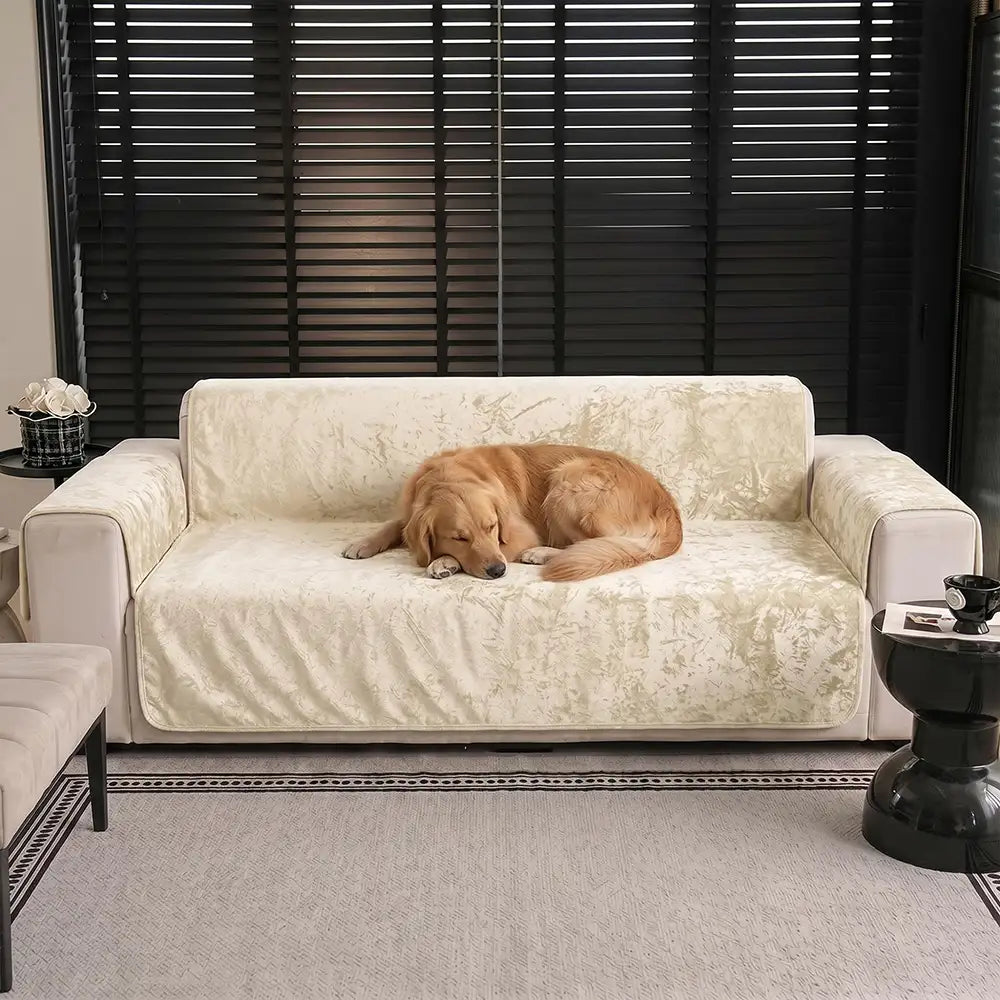 Cloud Fleece Anti-Slip One-Piece Couch Cover