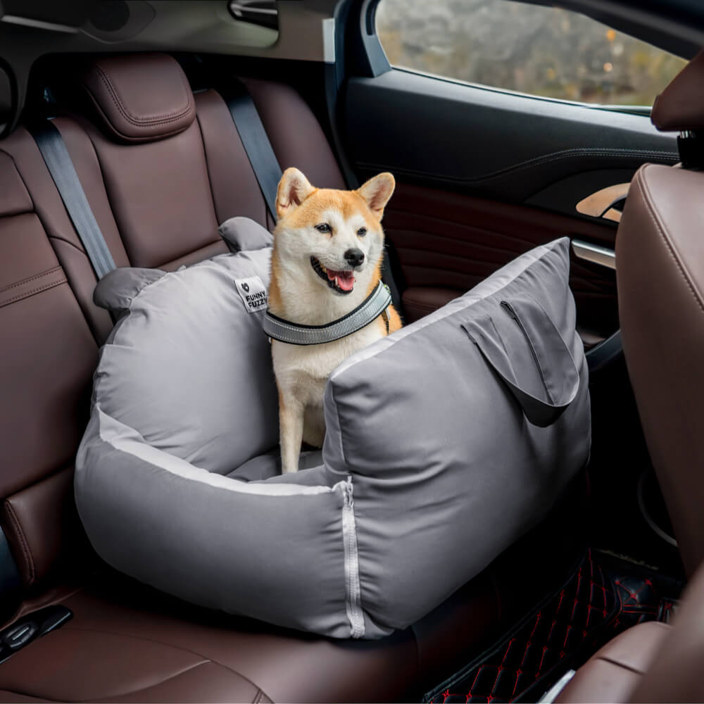 Bear Ears Pet Car Safety Bed Multifunctional Dog Car Seat Bed
